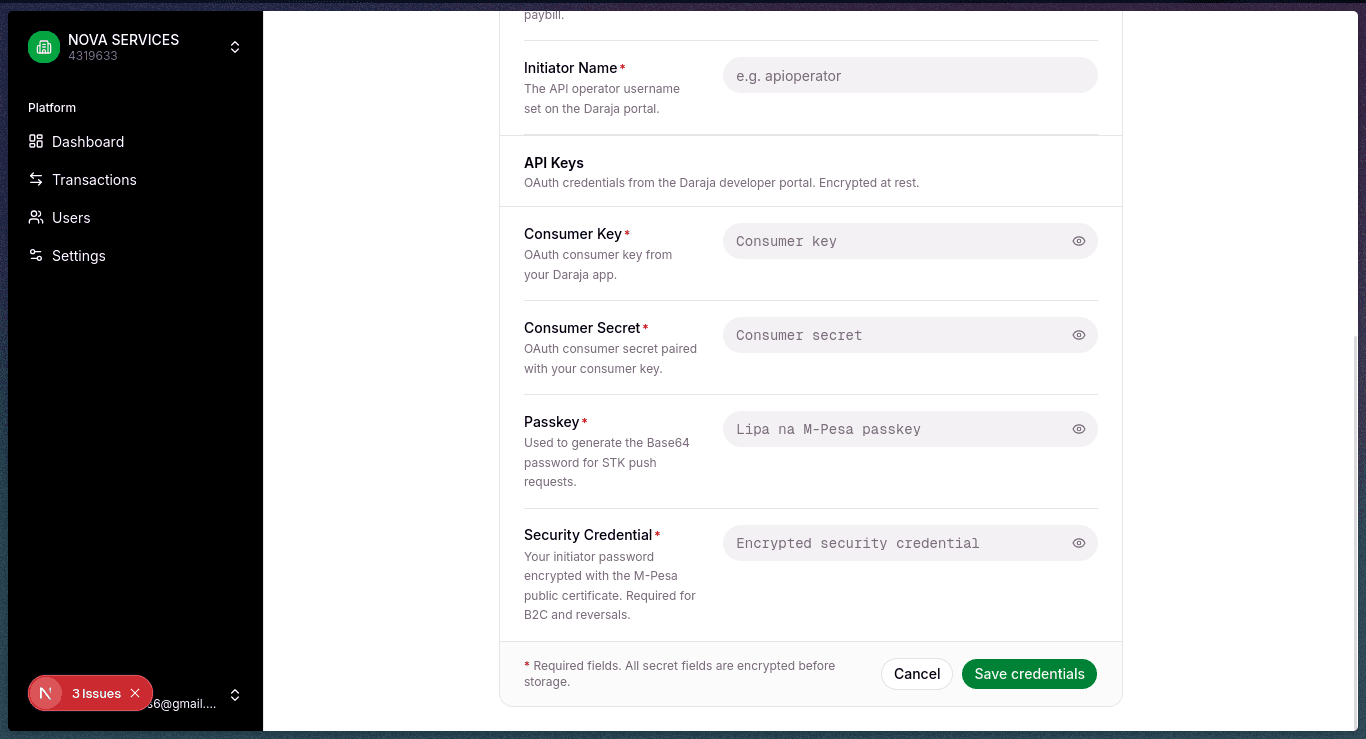 Paybill Management Dashboard — screenshot 3