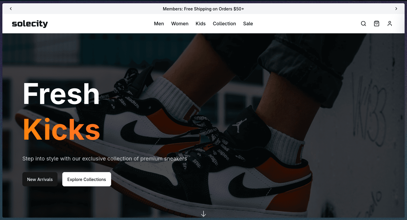 SoleCity — E-Commerce Store